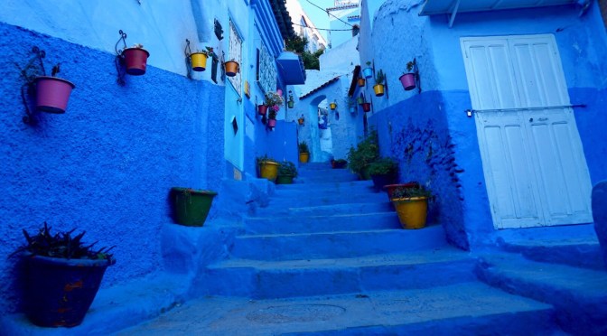Morocco: blue memories of a perfect day
