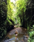 Tukad Cepung waterfall, jungle trekking, Bali, Indonesia