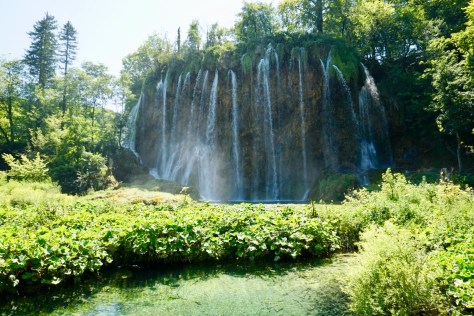 Waterfall in Plitvice Lakes, Croatia