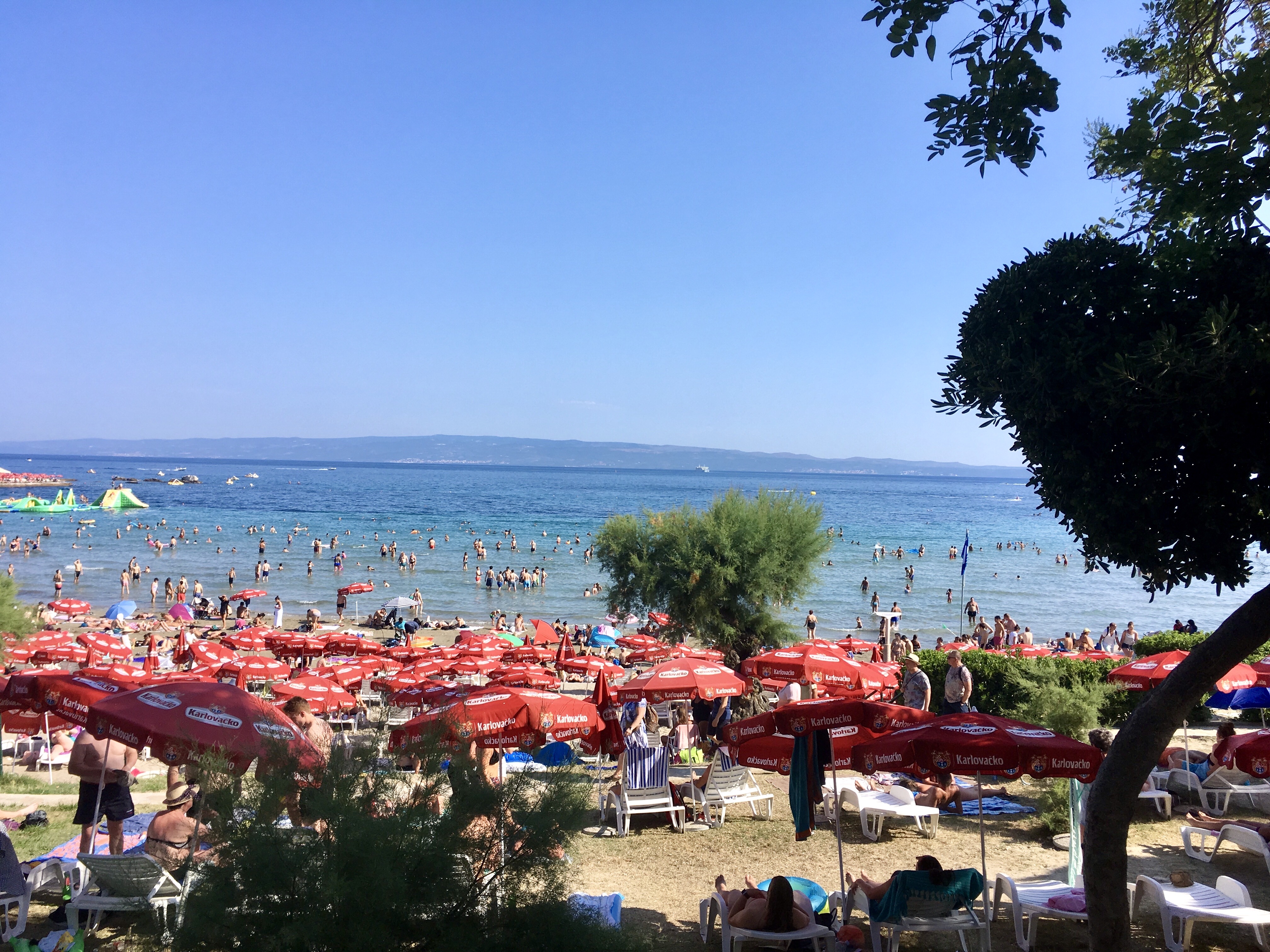 Beach in Split, Croatia