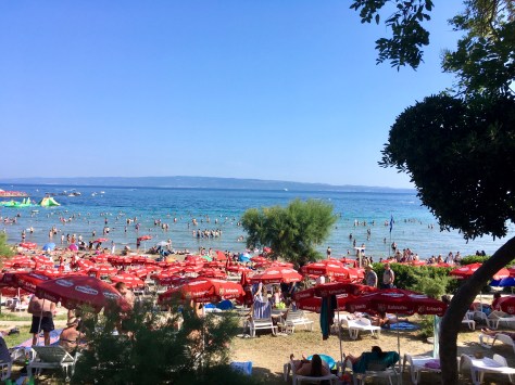 Beach in Split, Croatia