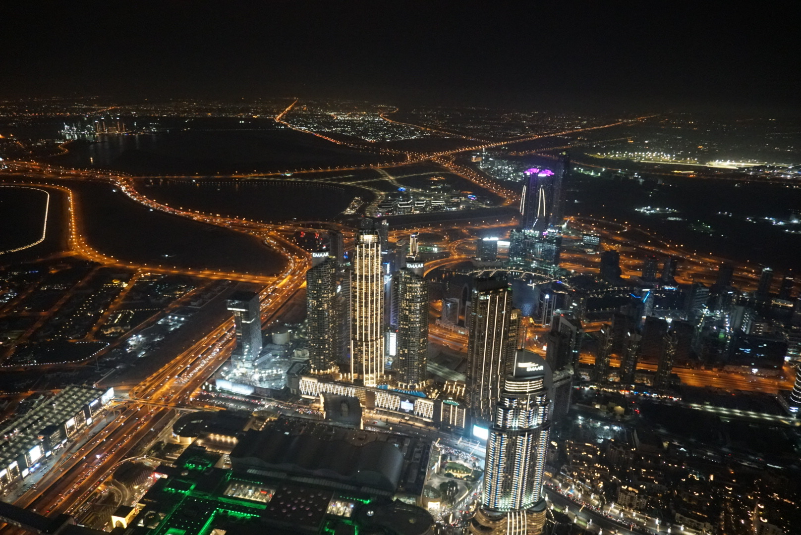 At The Top, Burj Khalifa, Dubai city lights