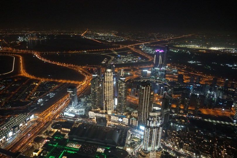 At The Top, Burj Khalifa, Dubai city lights