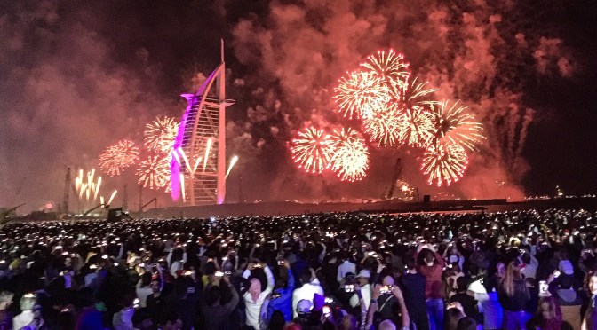 Dubai – New Years Eve on the beach