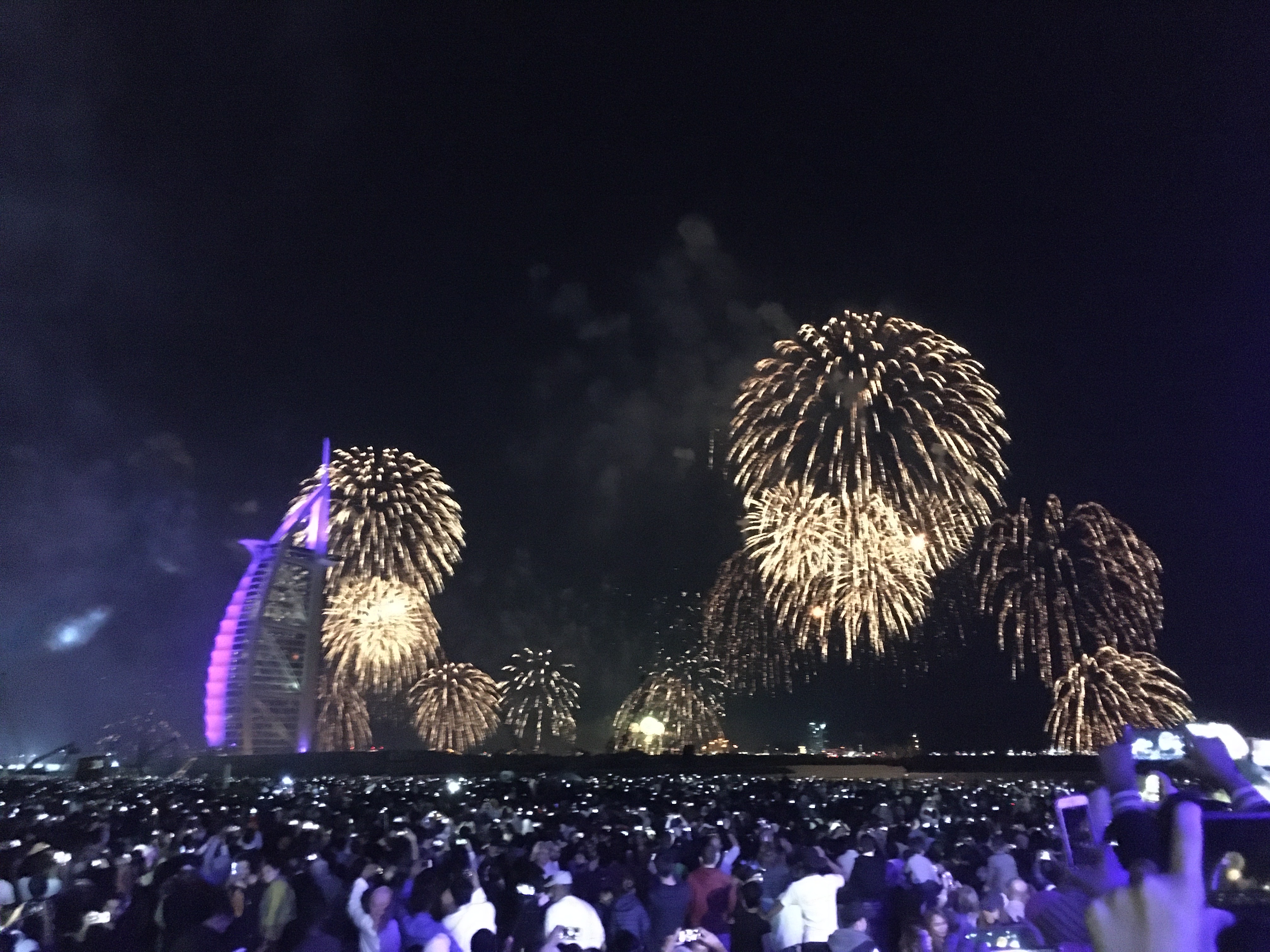 Dubai New Years Eve, fireworks, Burj Al Arab