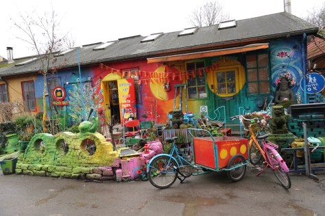 Christiania, free town in Copenhagen